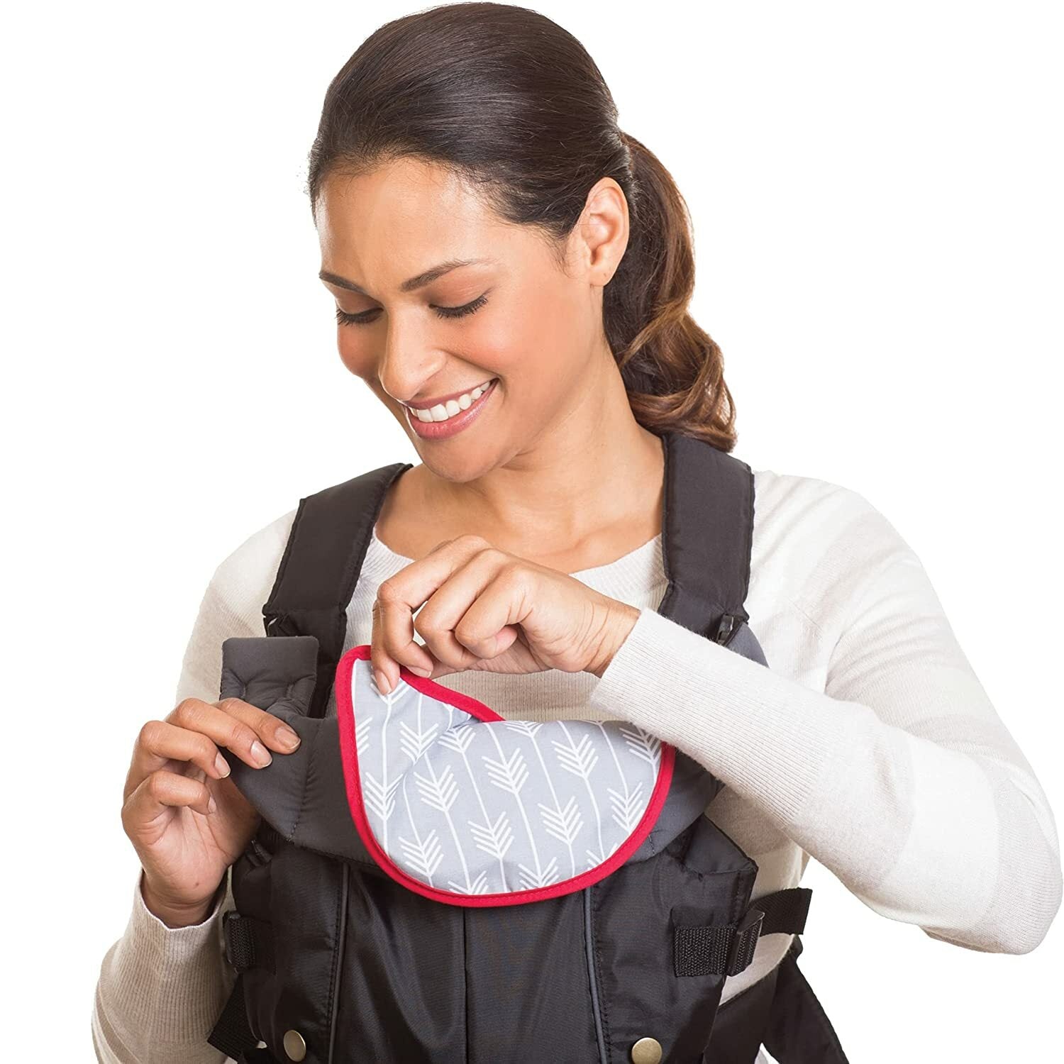 Infantino Swift Classic Baby Carrier Newborn Adjustable Strap Black