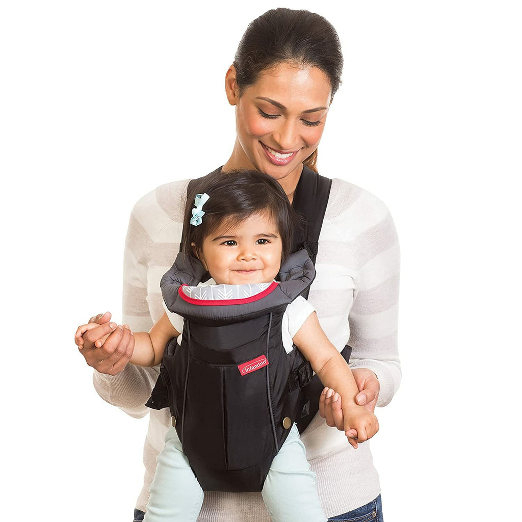 Infantino Swift Classic Baby Carrier Newborn Adjustable Strap Black