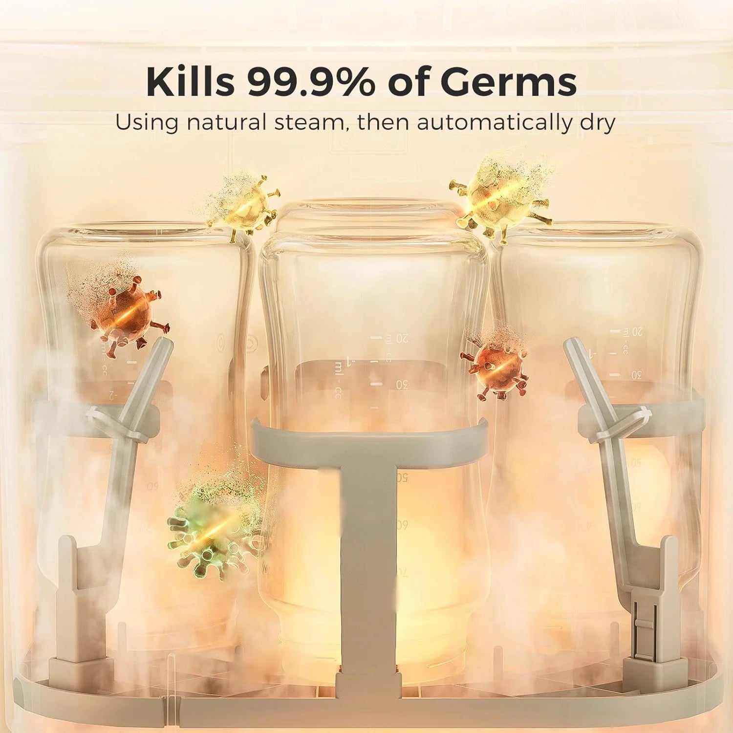 Kleanpal Pro Baby Bottle Washer, Sterilizer & Dryer Combo for Easy Cleaning, Bottle Washer Machine for Bottles,Baby Item Care